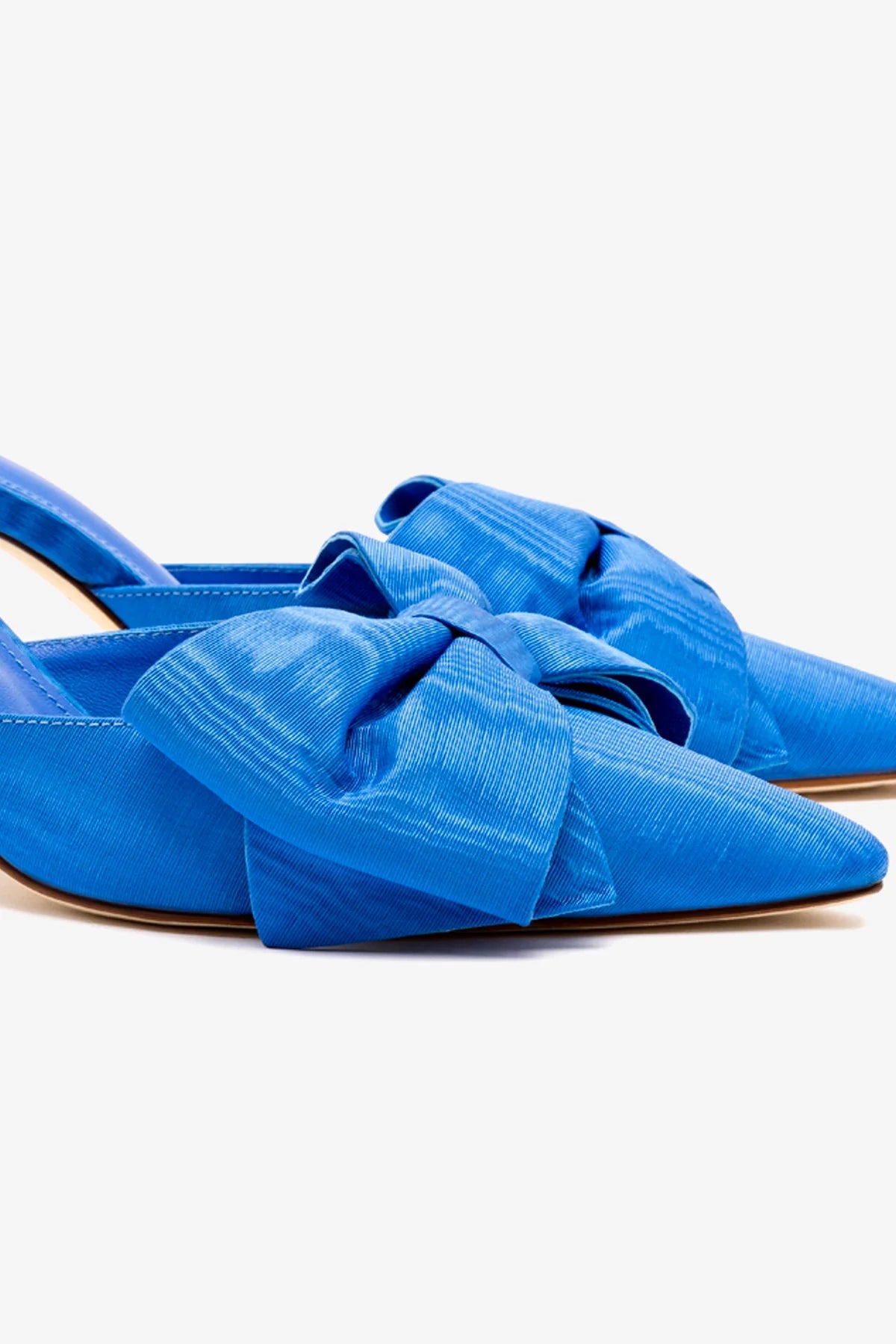 Mini Elle Pump In Azure Fabric - Image 4