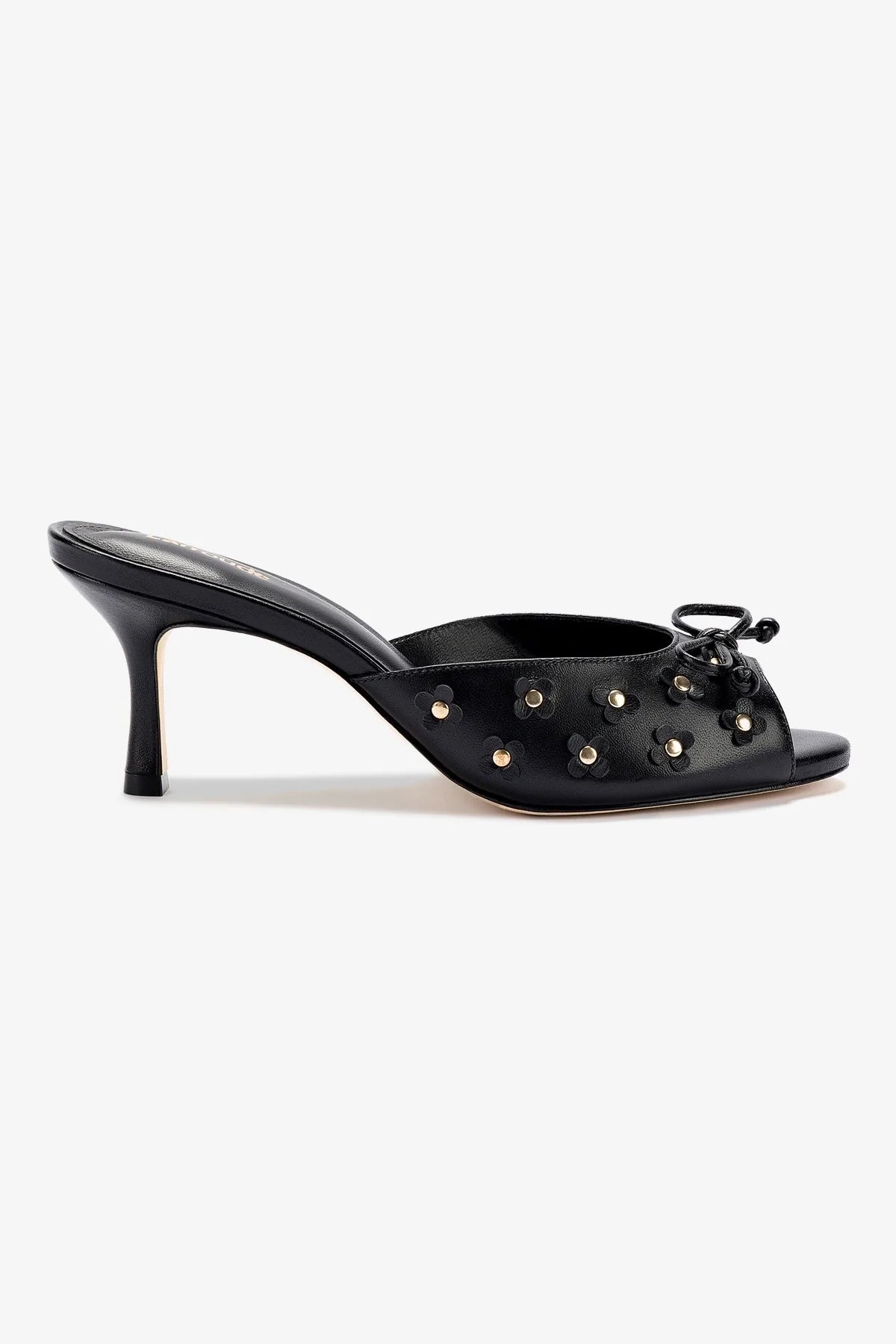 Jasmine Mule In Black Leather