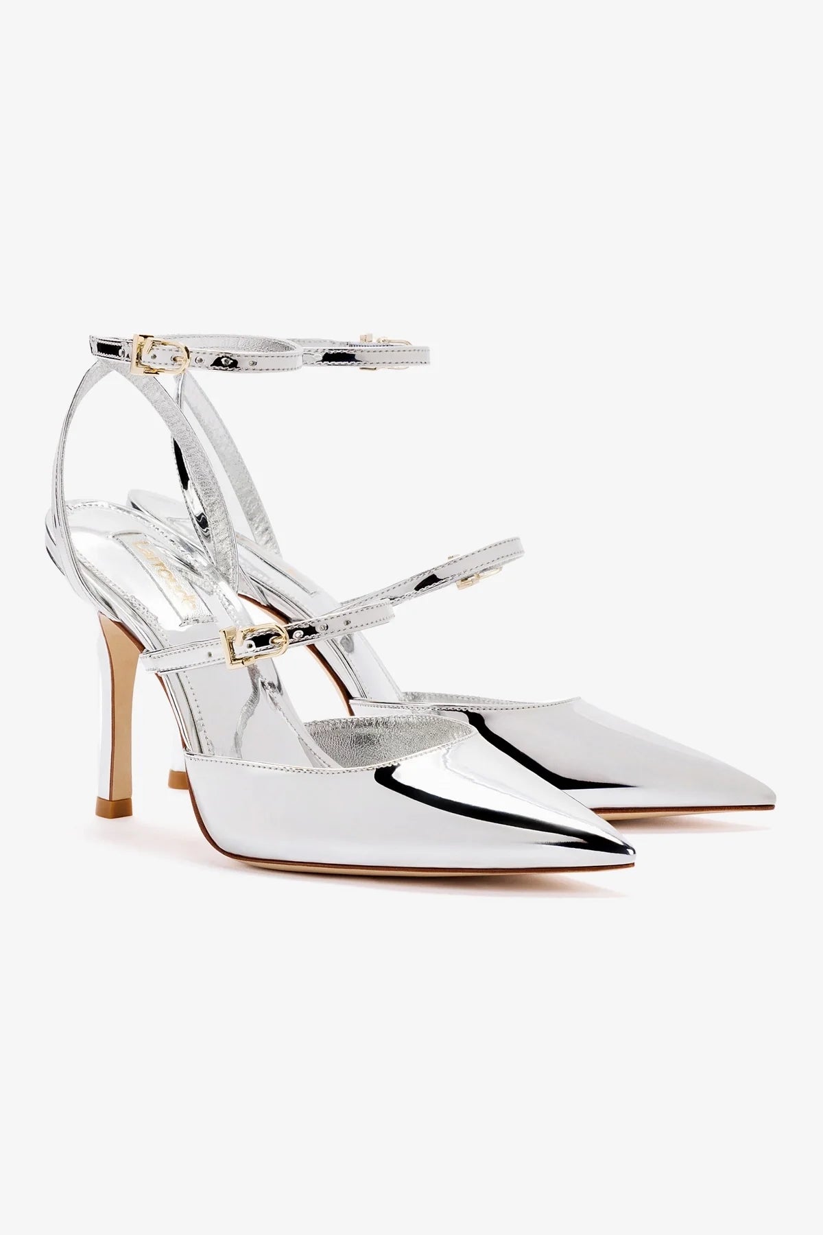 Kris Pump In Silver Specchio - Image 2