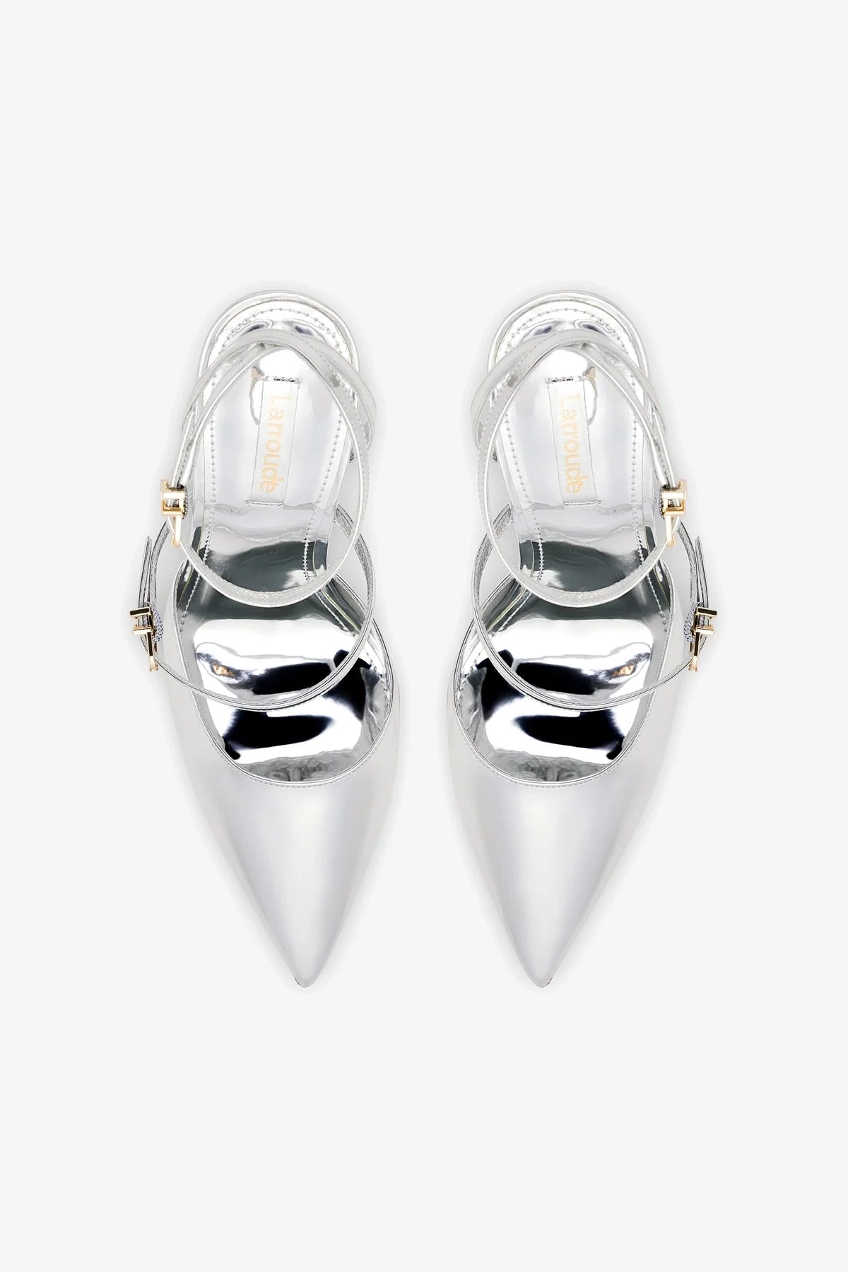 Kris Pump In Silver Specchio - Image 3