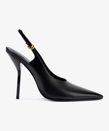 Larroudé x Altuzarra Pump In Black Leather