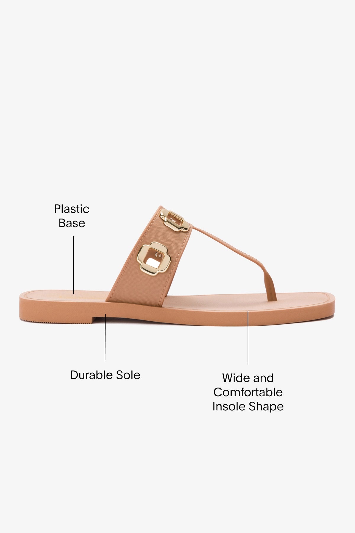 Milan S In Tan PVC - Image 5