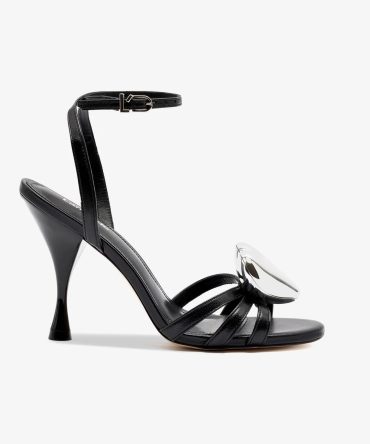 Amore Sandal in Black Leather