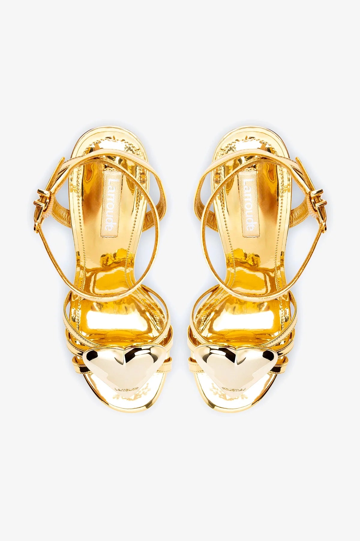 Amore Sandal in Gold Specchio - Image 3