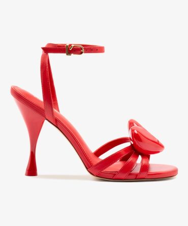 Amore Sandal in Scarlet Leather