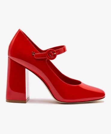 Blair Hi Pump In Scarlet Patent Leather