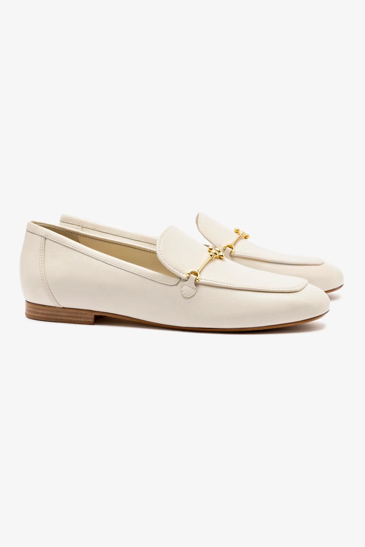 Katherine Loafer In Ivory Leather - Image 2