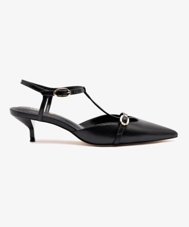 Grace Pump In Black Leather
