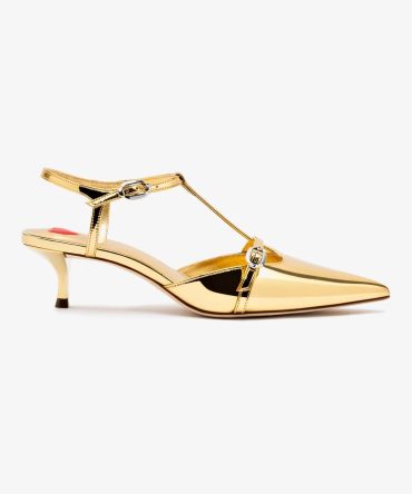 Grace Pump In Gold Specchio