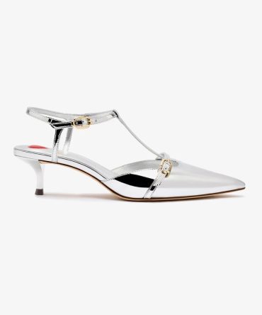 Grace Pump In Silver Specchio