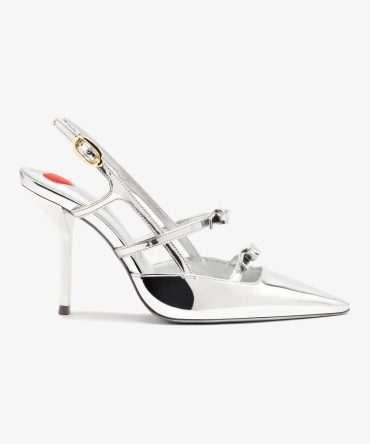 Brooks Pump In Silver Specchio