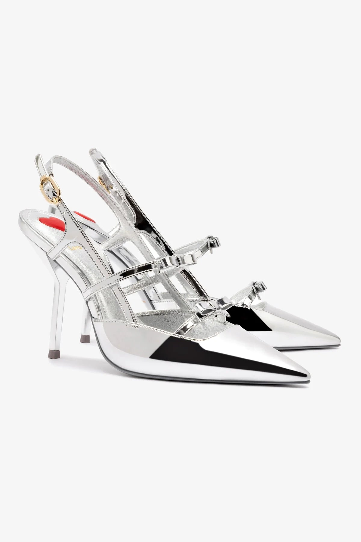 Brooks Pump In Silver Specchio - Image 2