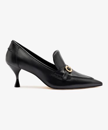 Susan Pump In Black Leather