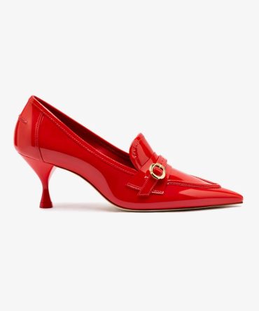 Susan Pump In Scarlet Patent Leather