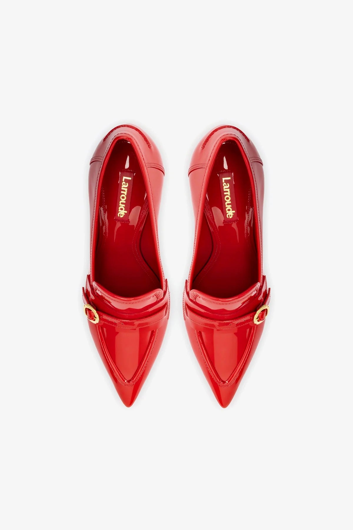 Susan Pump In Scarlet Patent Leather - Image 3