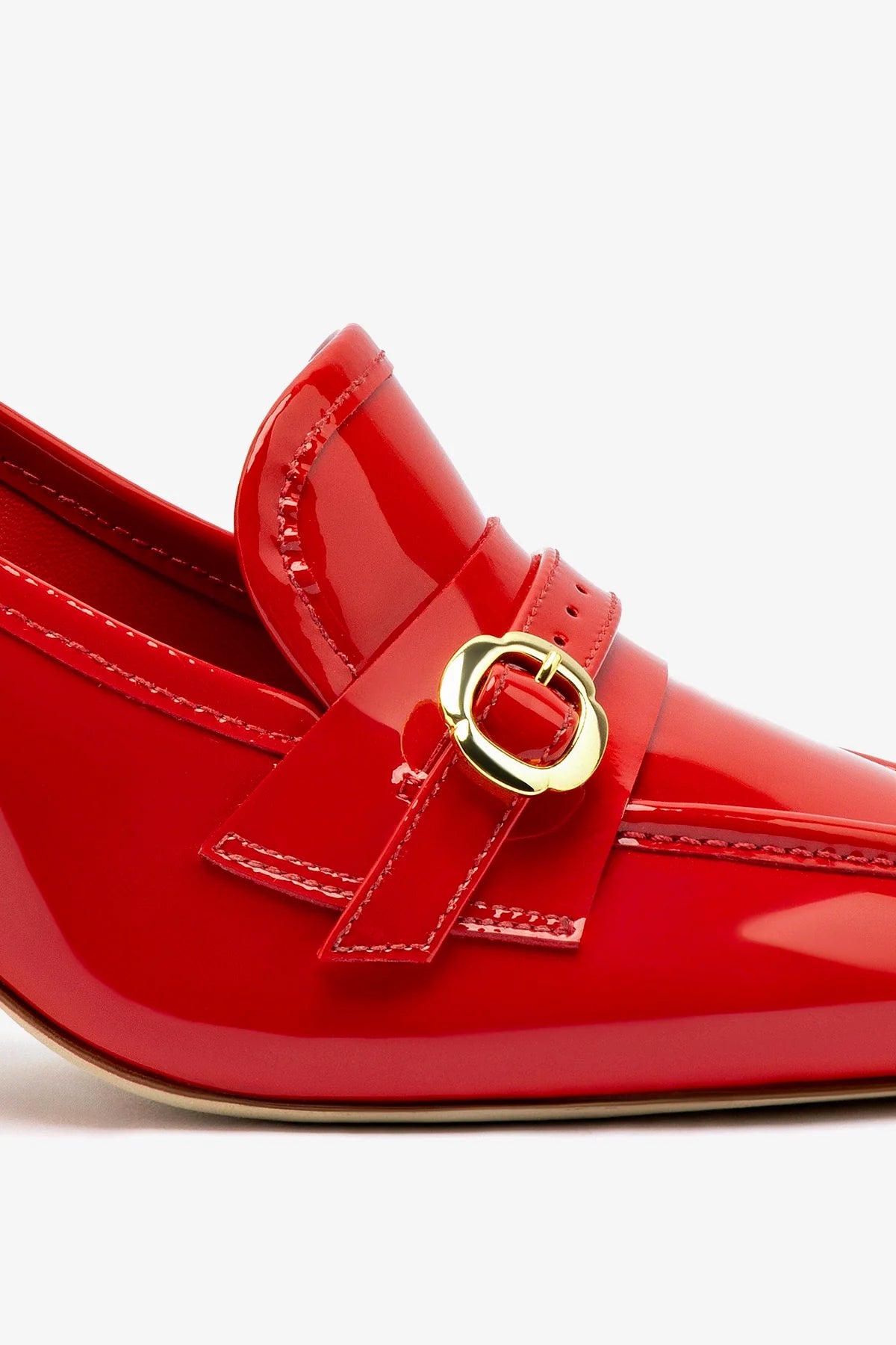 Susan Pump In Scarlet Patent Leather - Image 4