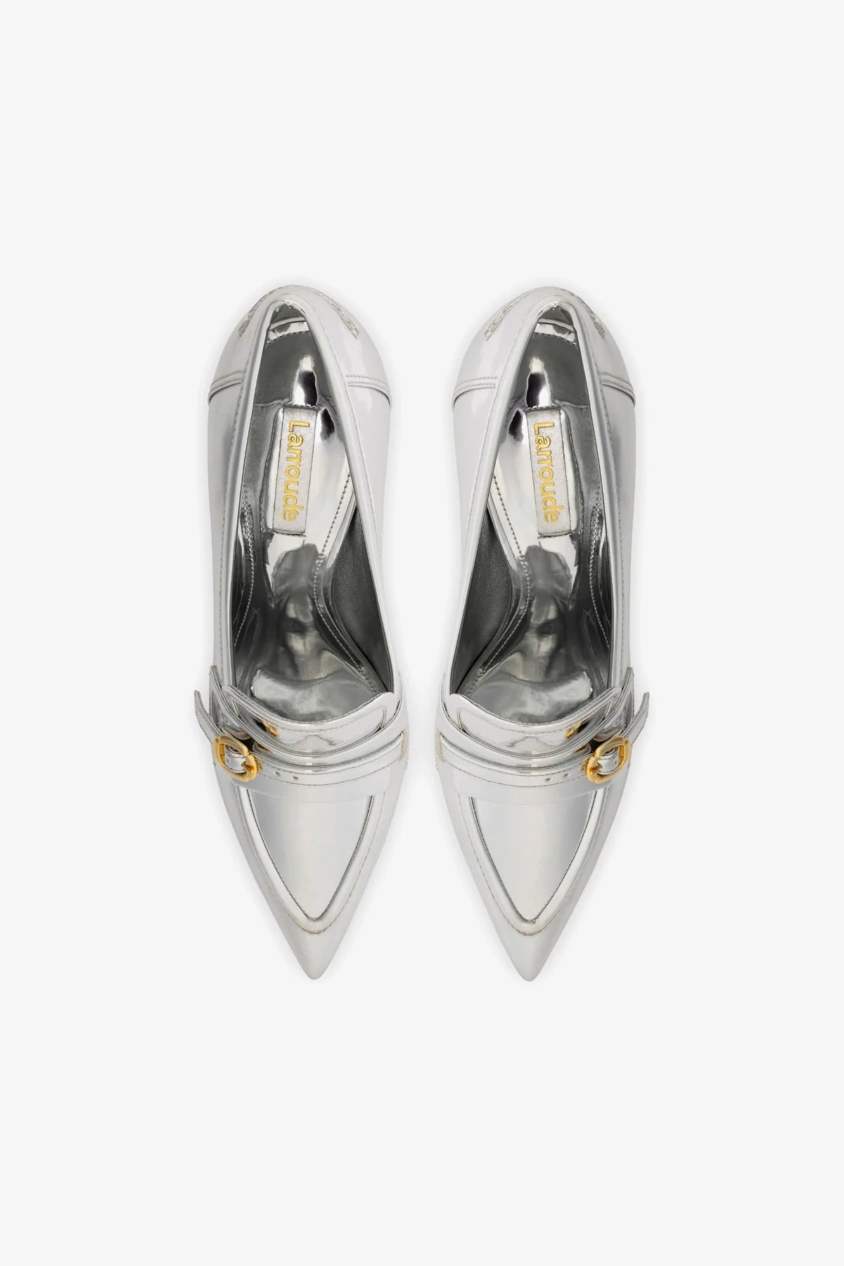 Susan Pump In Silver Specchio - Image 3