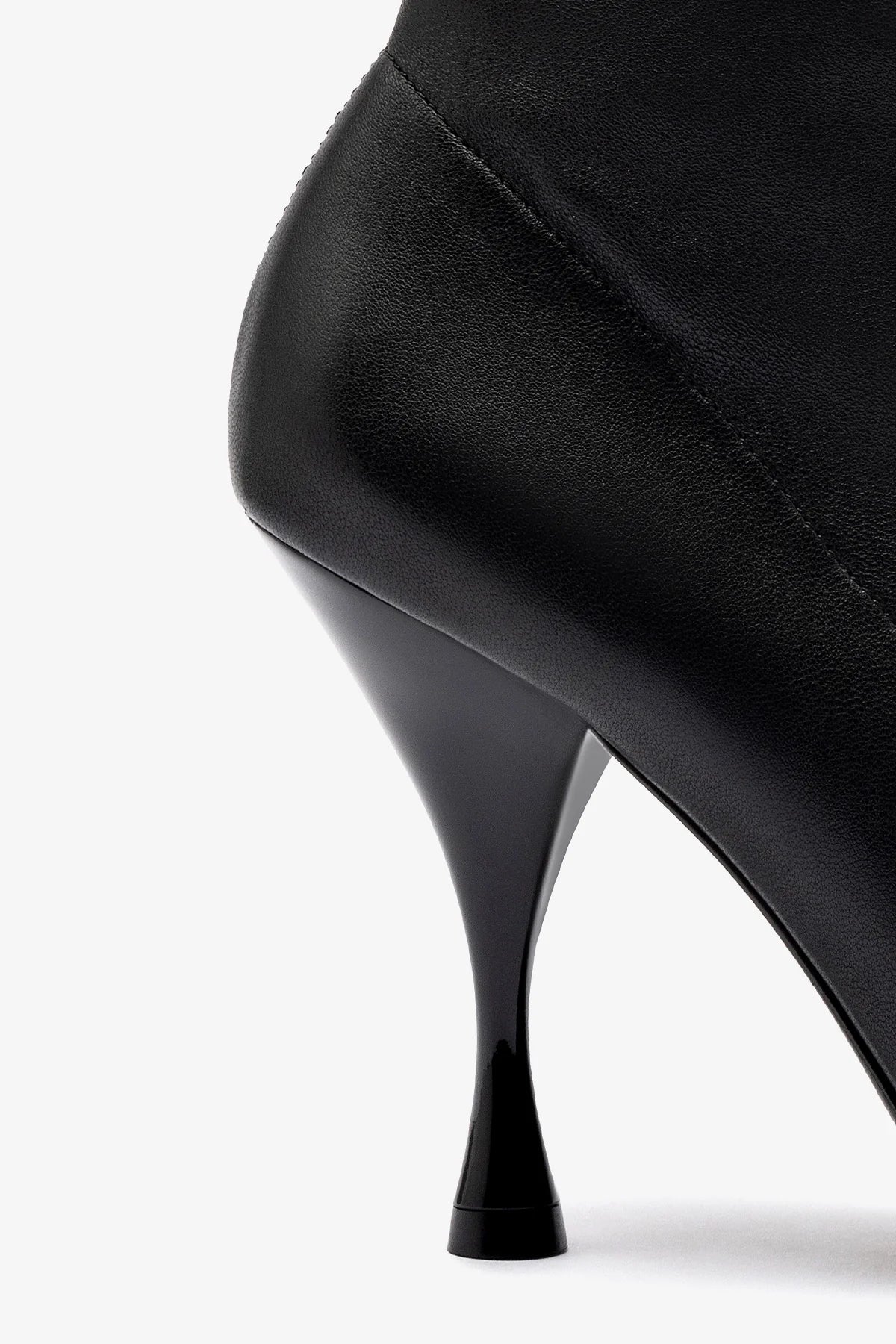 Mini Georgia Boot In Black Stretch Leather - Image 4