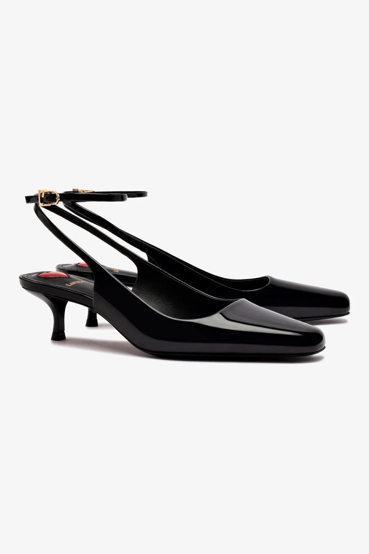 Amal Pump In Black Patent Leather - Image 2