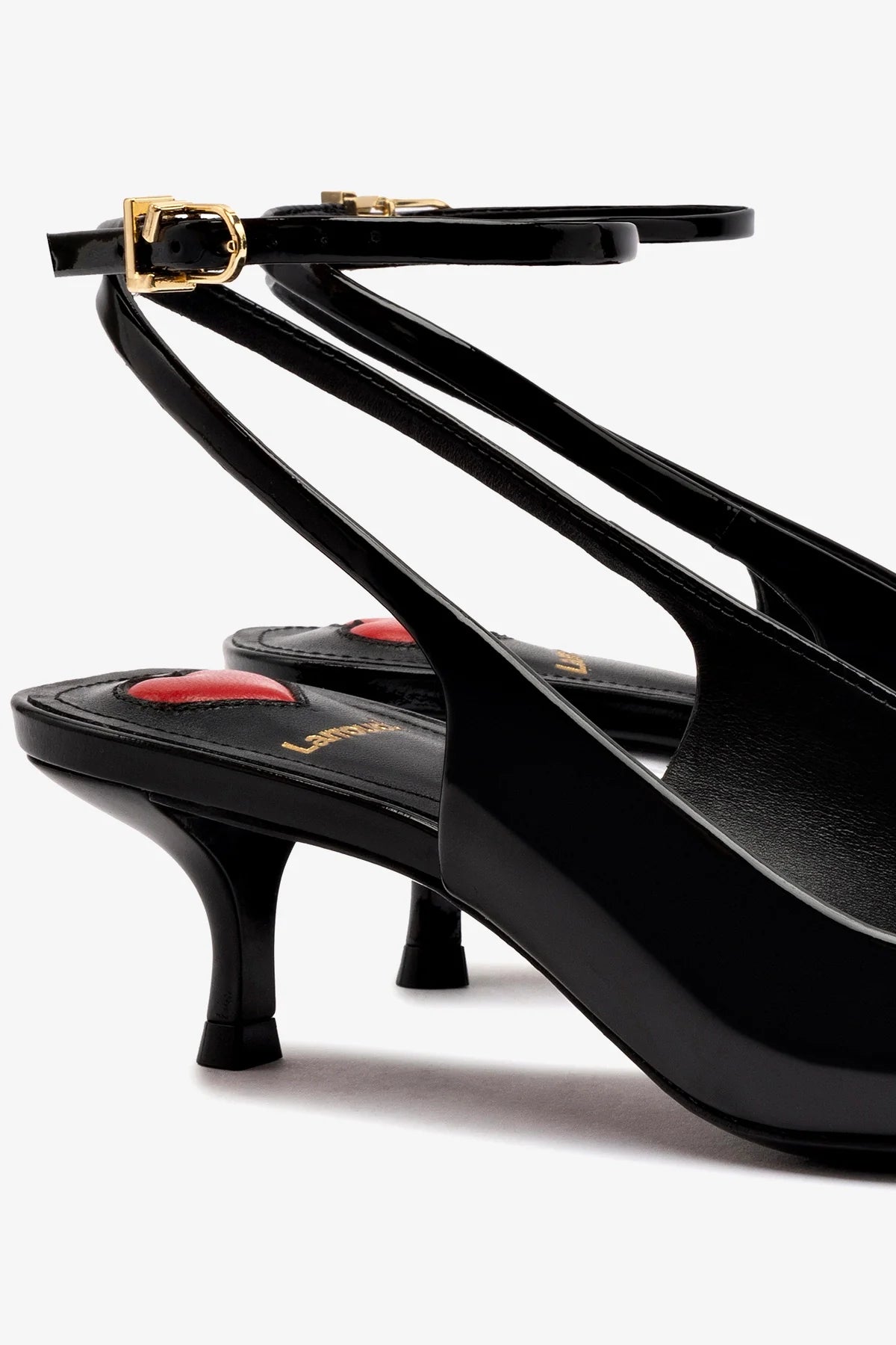 Amal Pump In Black Patent Leather - Image 4