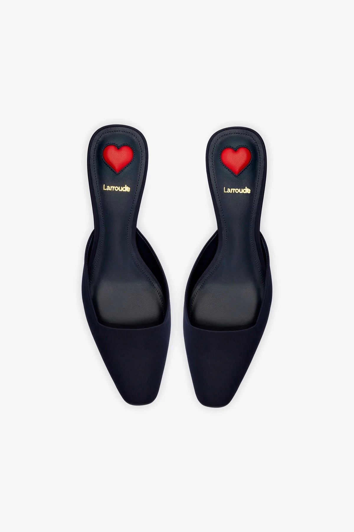 Amal Mule In Ocean Satin - Image 3