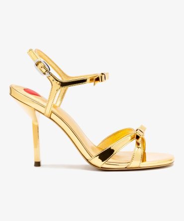 Brooks Sandal In Gold Specchio