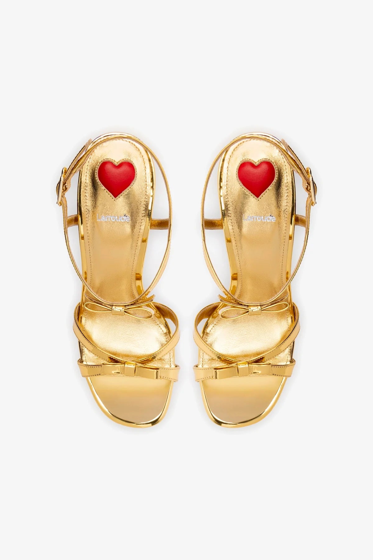 Brooks Sandal In Gold Specchio - Image 3