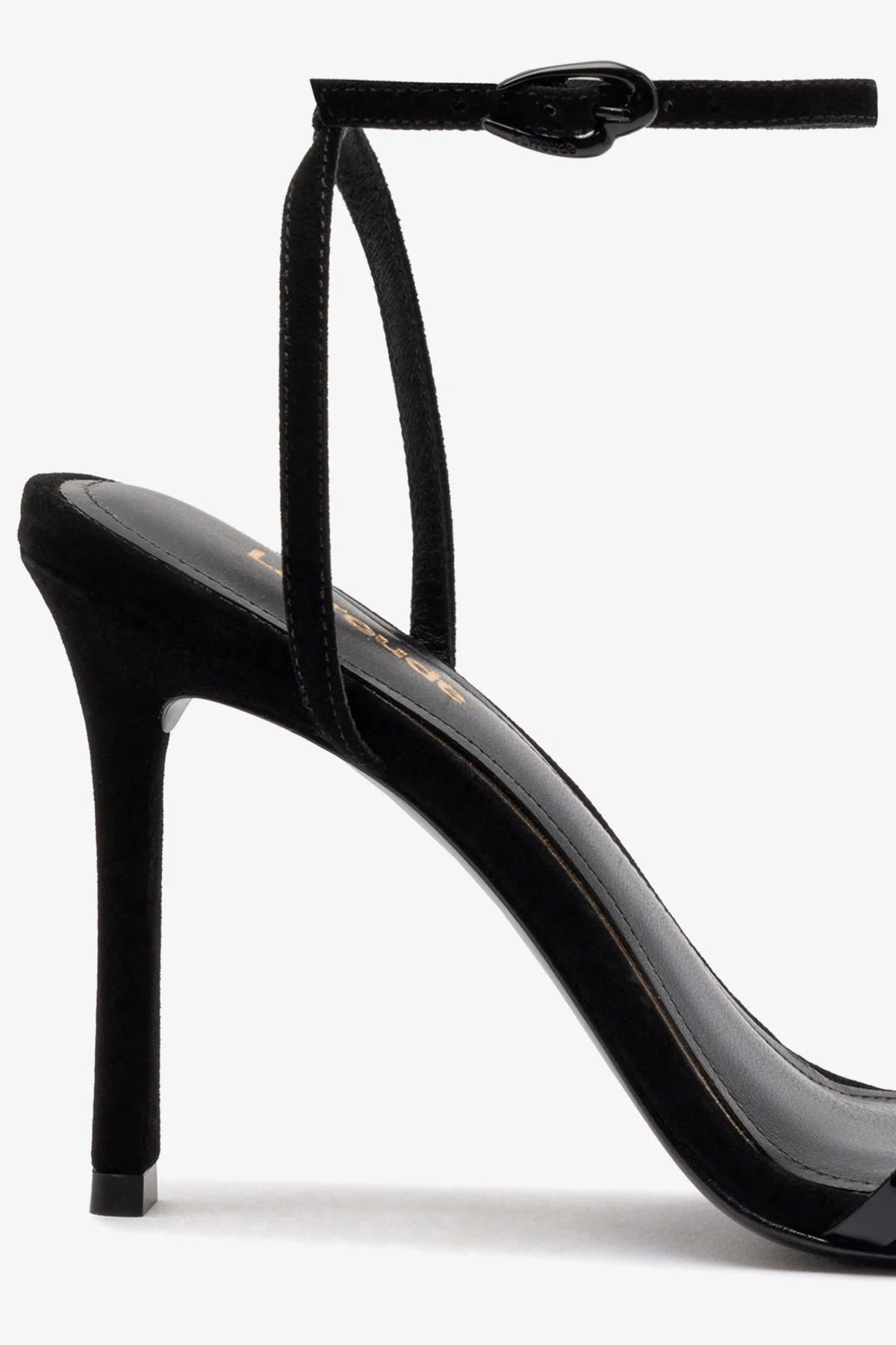 Vesper Sandal In Black Suede - Image 4