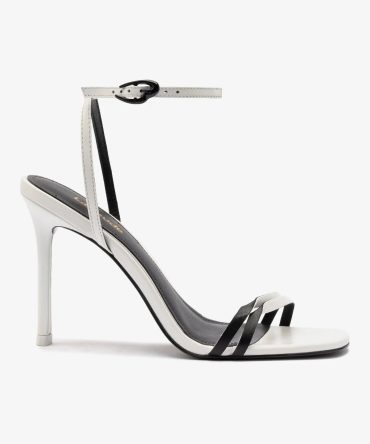 Vesper Sandal In White Leather