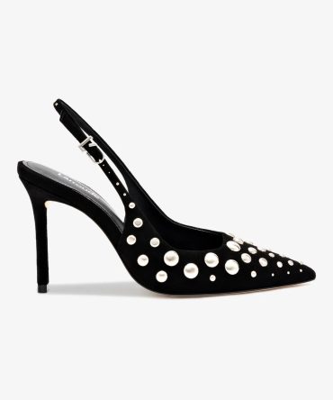Kaitlan Studs Pump In Black Suede