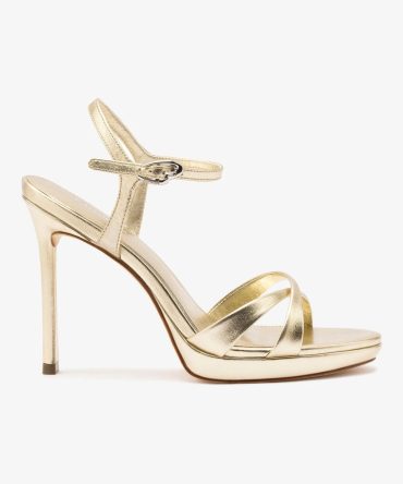 Angelina Sandal In Gold Metallic Leather