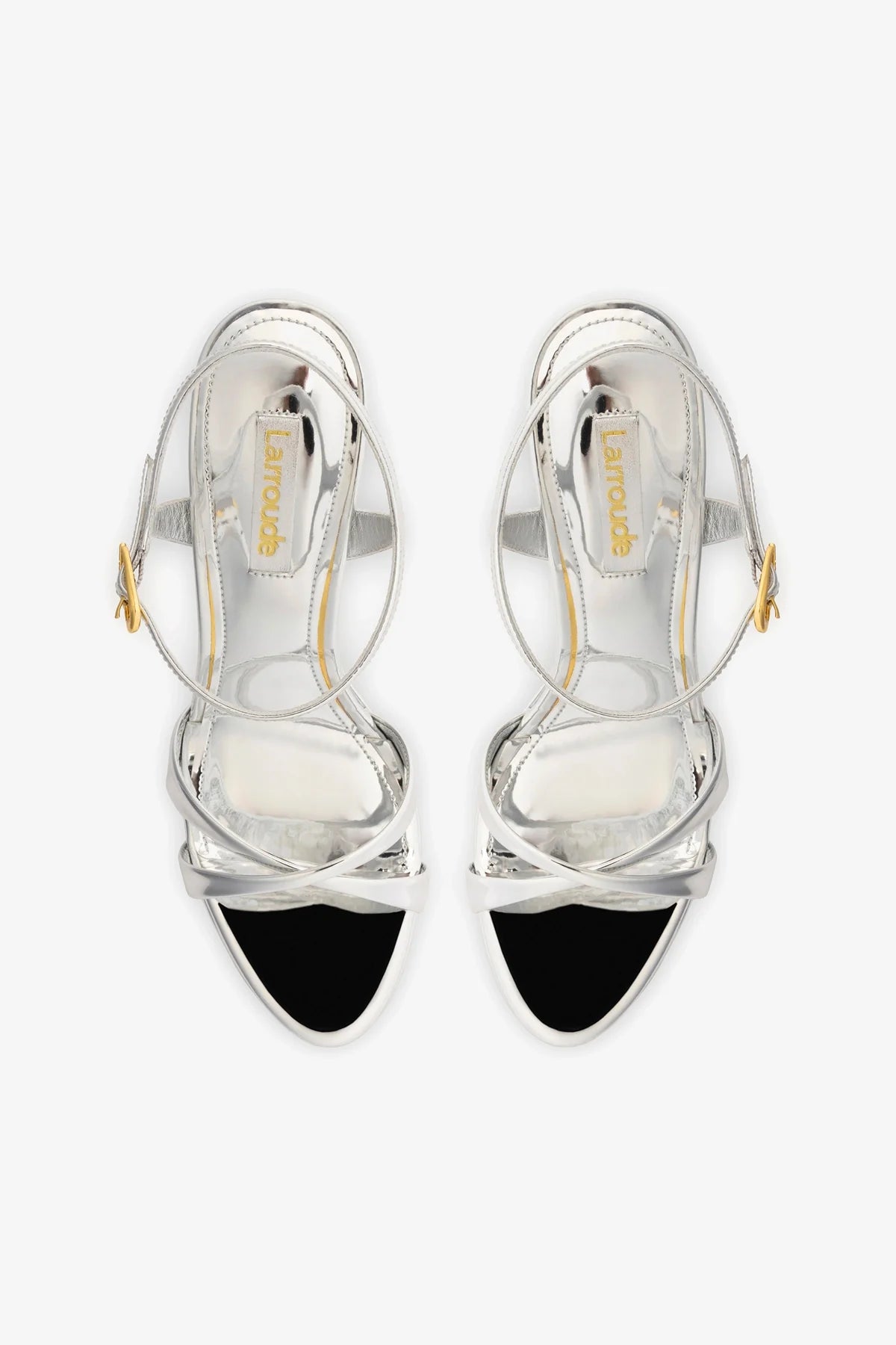 Angelina Sandal In Silver Specchio - Image 3