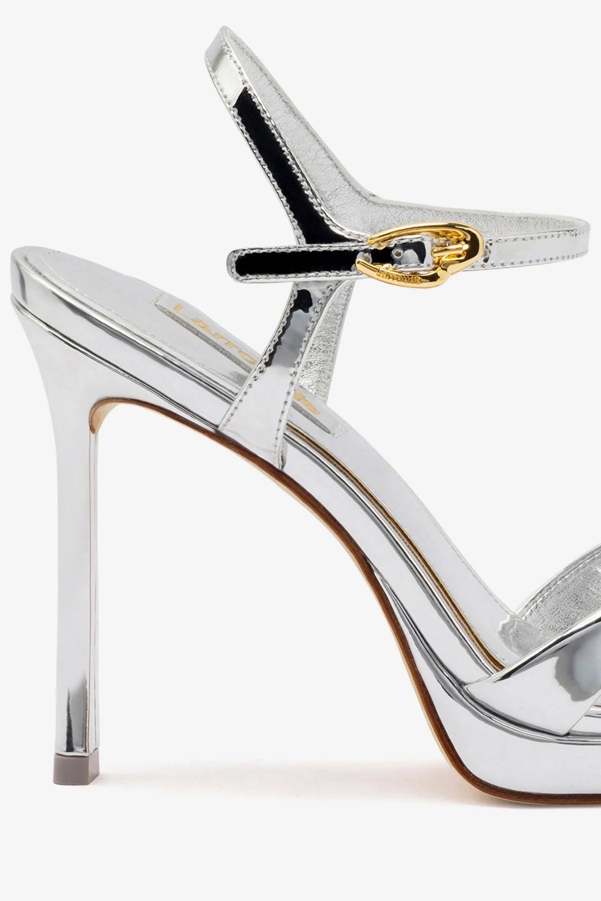Angelina Sandal In Silver Specchio - Image 4