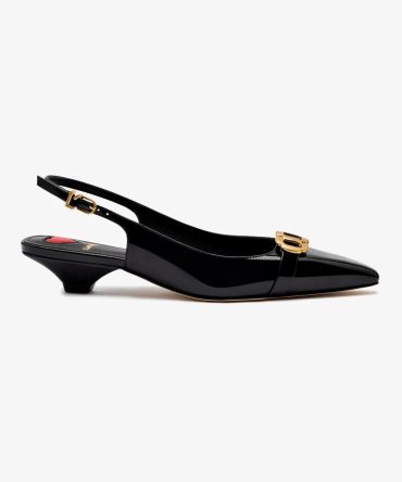 Franca Pump In Black Patent Leather