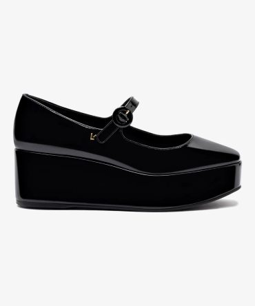 Blair Flatform In Black Patent Leather