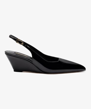 Loulou Pump In Black Patent Leather