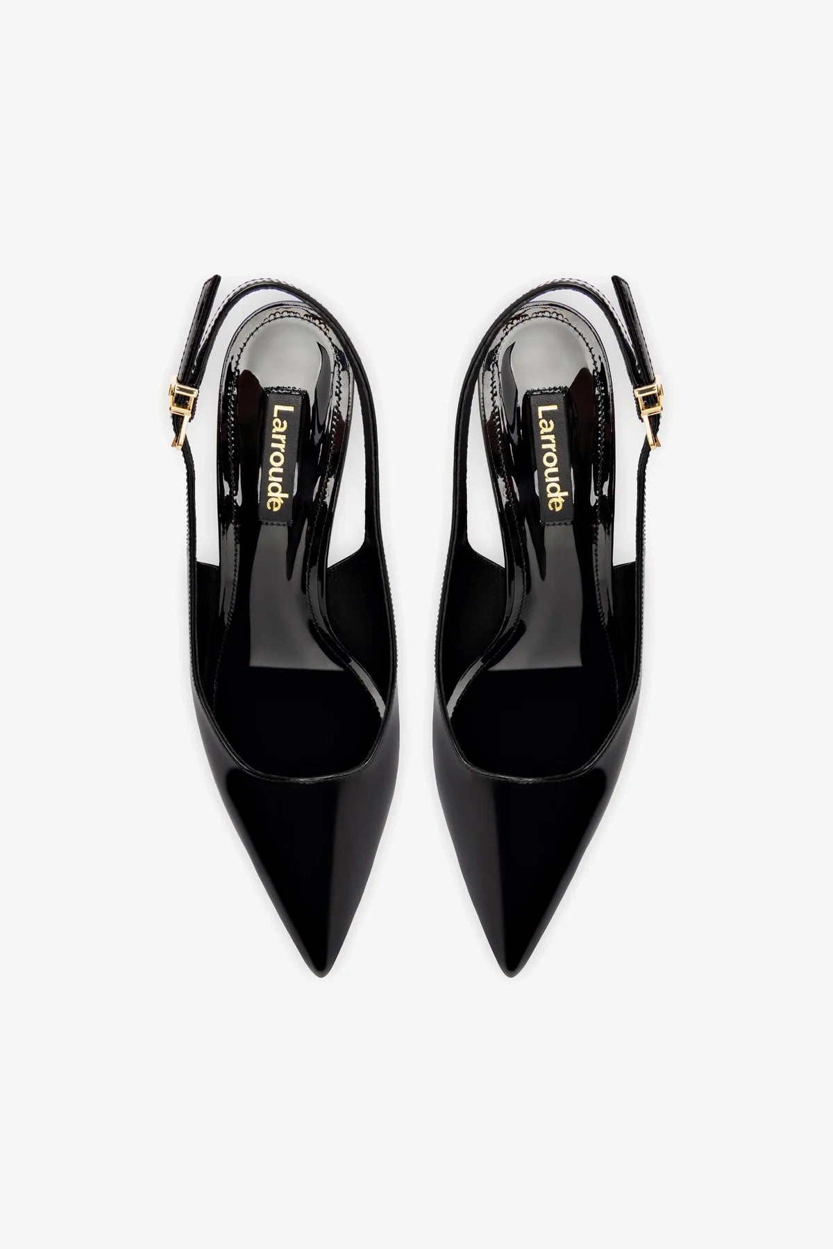 Loulou Pump In Black Patent Leather - Image 3
