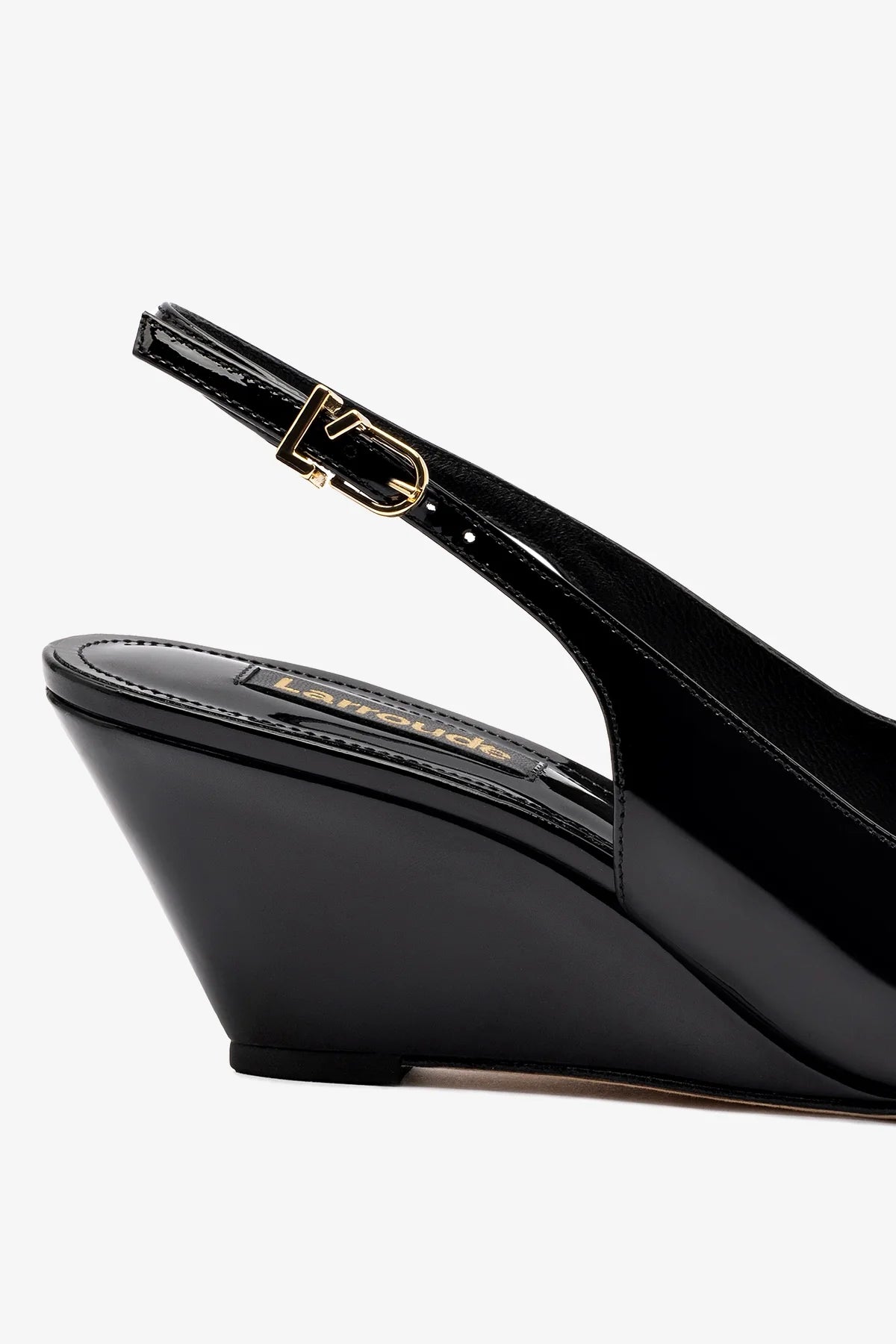 Loulou Pump In Black Patent Leather - Image 4