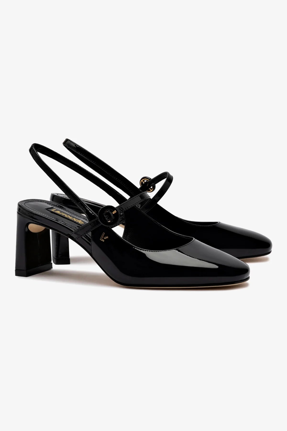 Georgina Pump In Black Patent Leather - Image 2