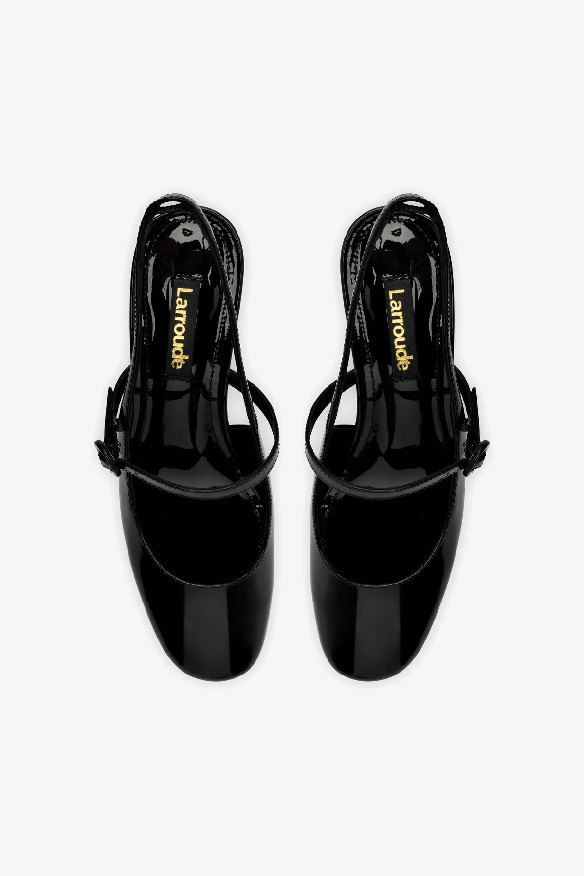 Georgina Pump In Black Patent Leather - Image 3