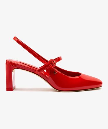 Georgina Pump In Scarlet Patent Leather