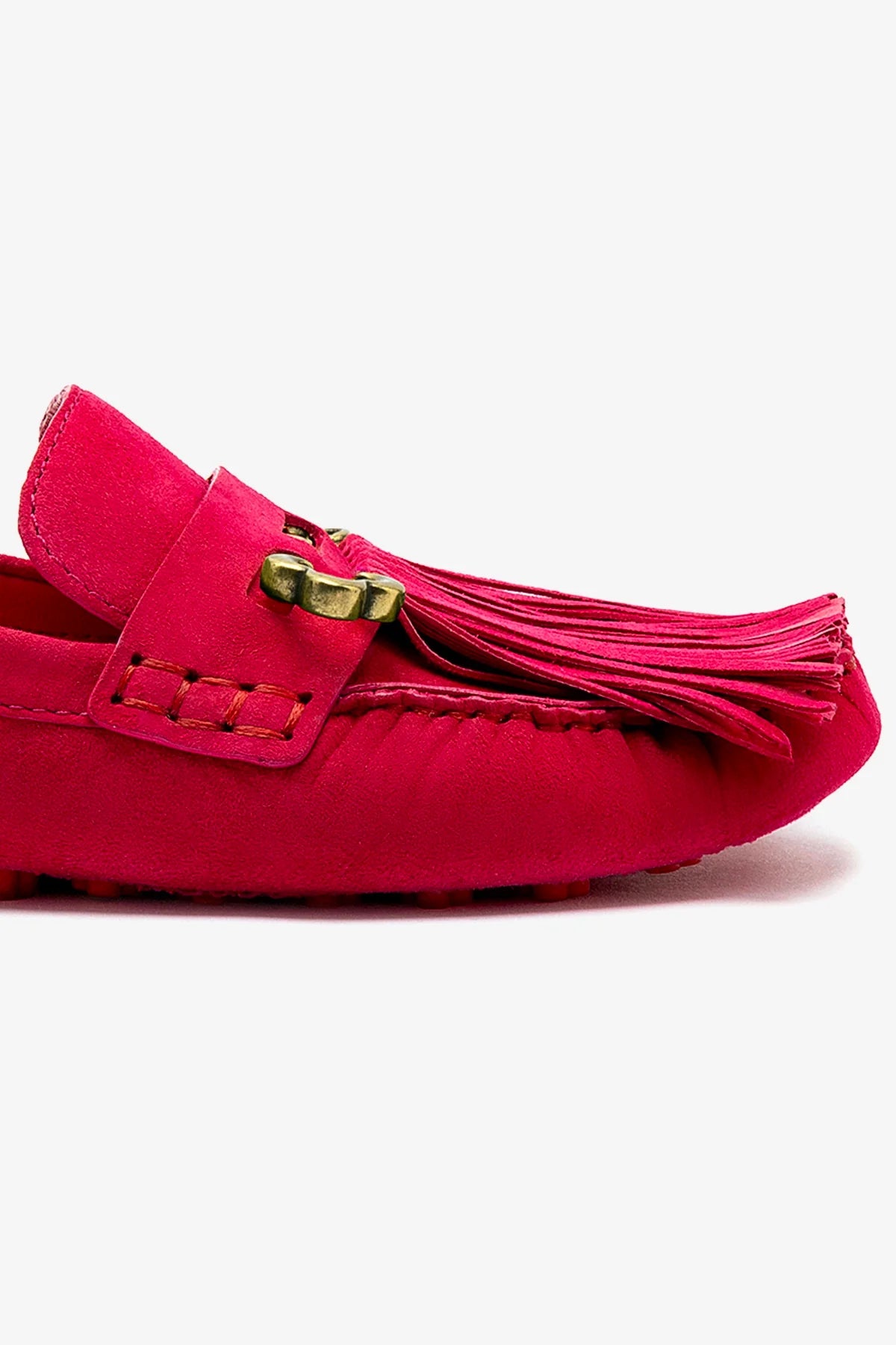 Joy Mocassin In Pink Suede - Image 4