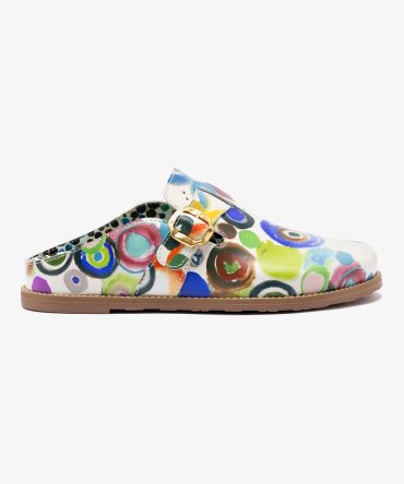 Larroudé x Libertine Milan Clog In JH Gouache