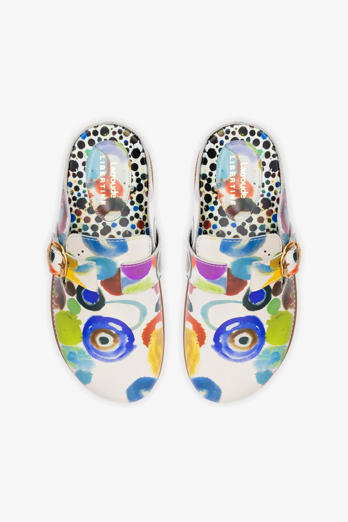 Larroudé x Libertine Milan Clog In JH Gouache - Image 3