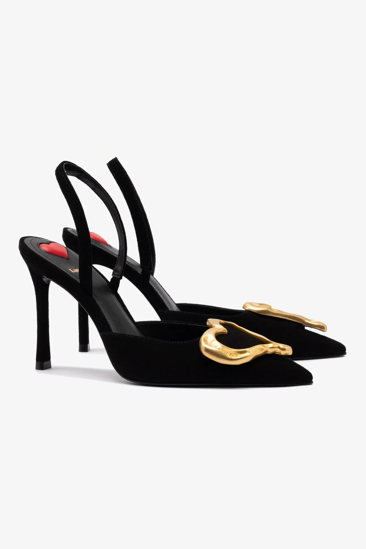 Amore Pump In Black Leather - Image 2