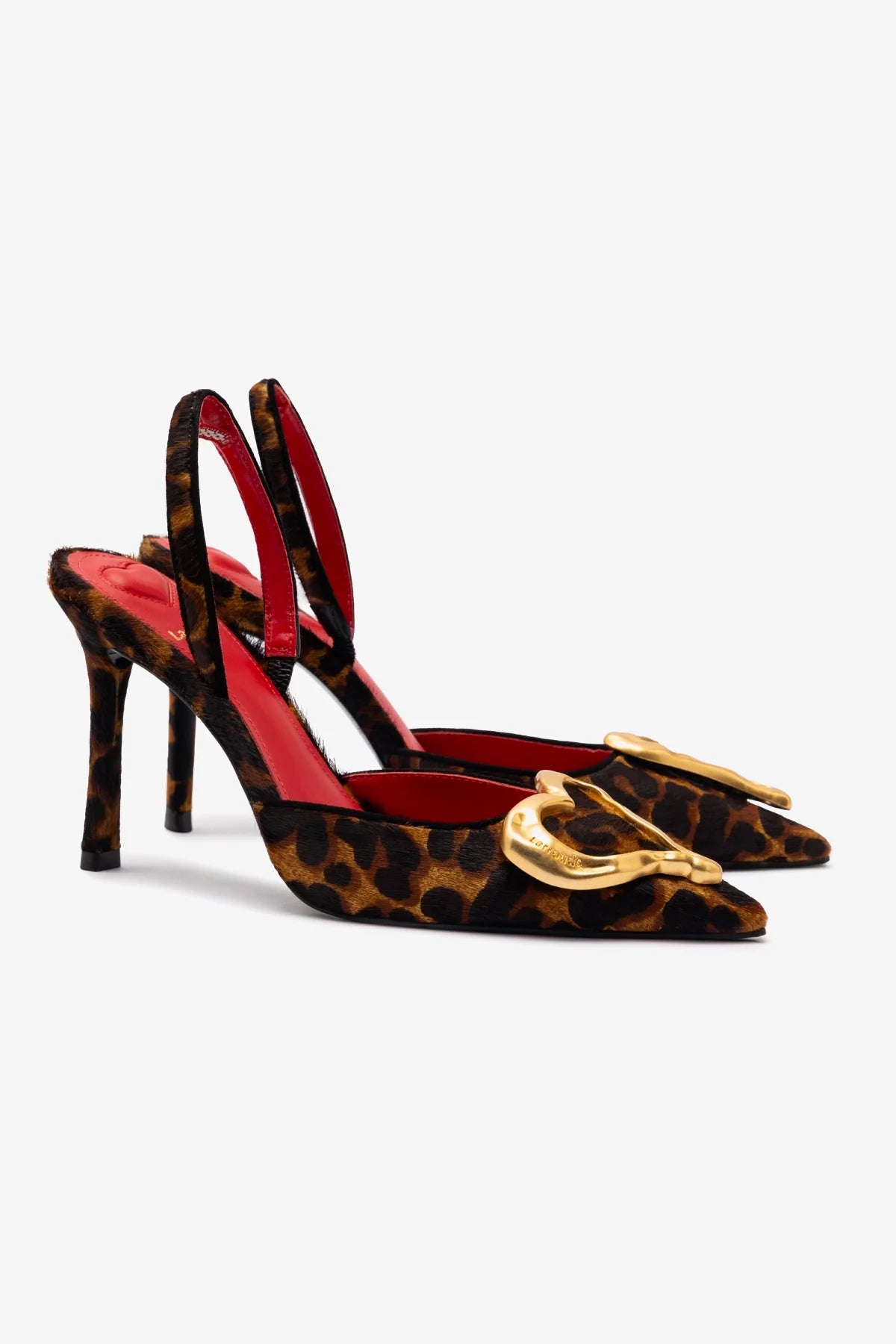 Amore Pump In Leopard Natural Haircalf - Image 2