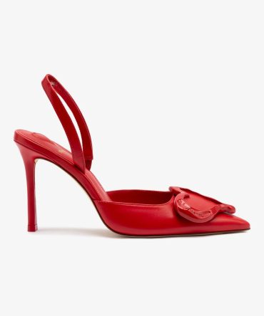 Amore Pump In Scarlet Leather