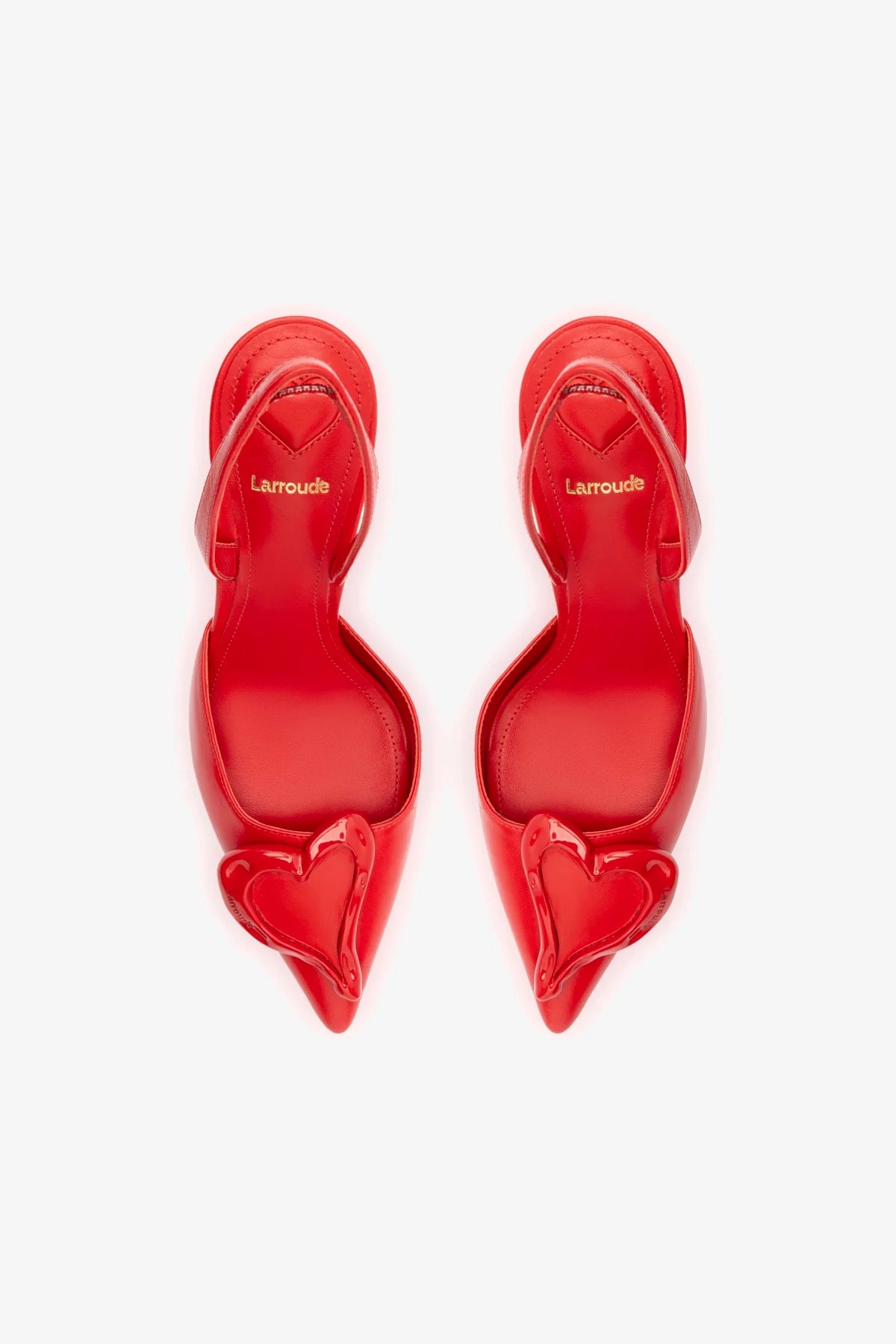 Amore Pump In Scarlet Leather - Image 3