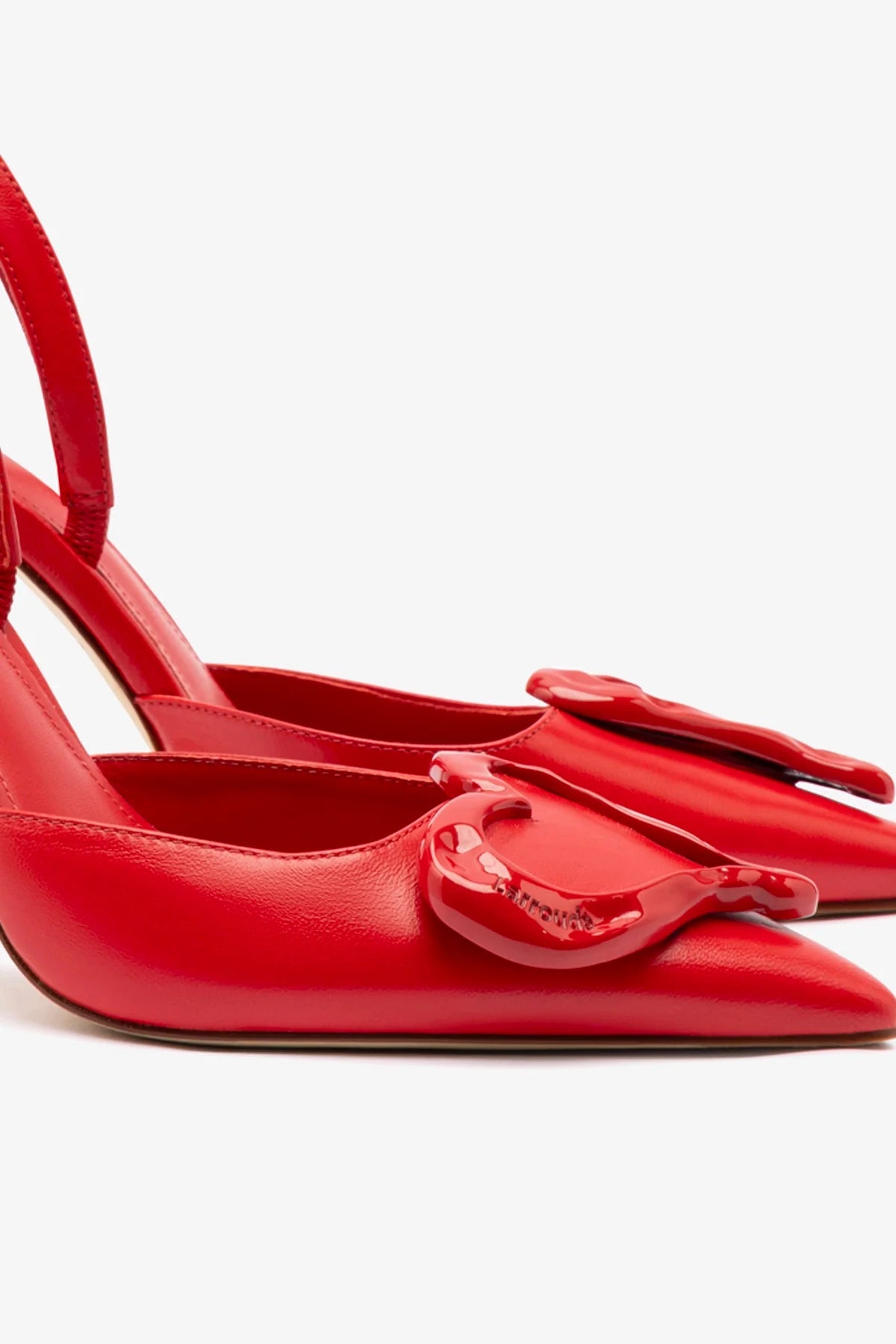 Amore Pump In Scarlet Leather - Image 4