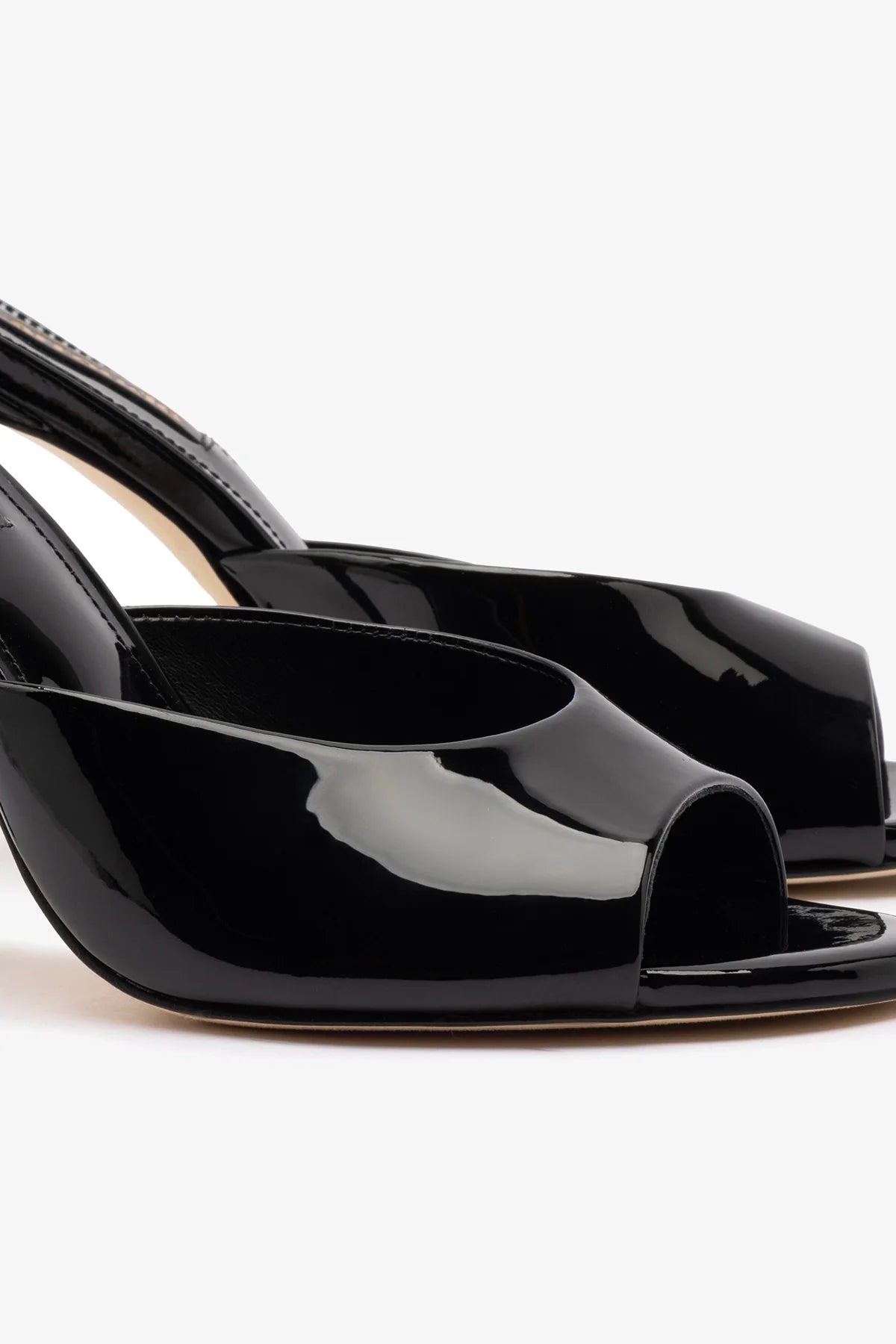 Jasmine Hi Mule In Black Leather - Image 4